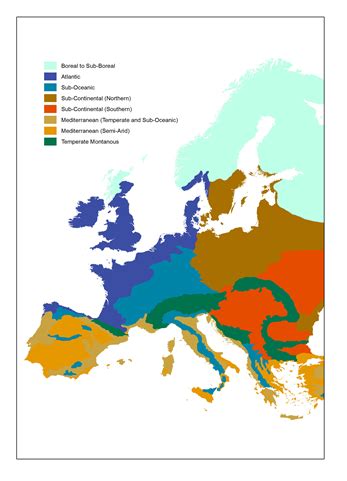 Data and methods used for delineating pedoclimatic zones - Europe