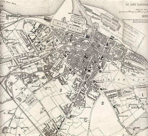 Leith map - 1870 - enlarged