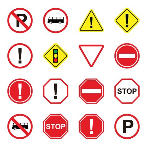 traffic signs icon vector. traffic signs icon vector illustration ...