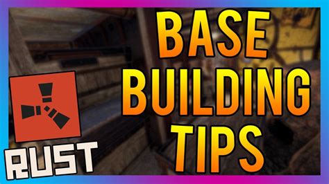 Rust Base Tips | BEST base building tips for noobs in RUST (Rust Base Building) - YouTube