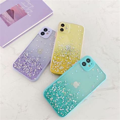 Luxury Glitter Sparkle Shiny Bling TPU Cute Cases For Iphone 13 12 11 ...