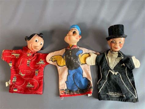 (3) Vintage Hand Puppets - Coastal Downsizing LLC