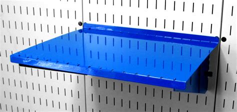 Slotted Pegboard Shelf - 12in Metal Peg Board Shelf – Gym Pegboard