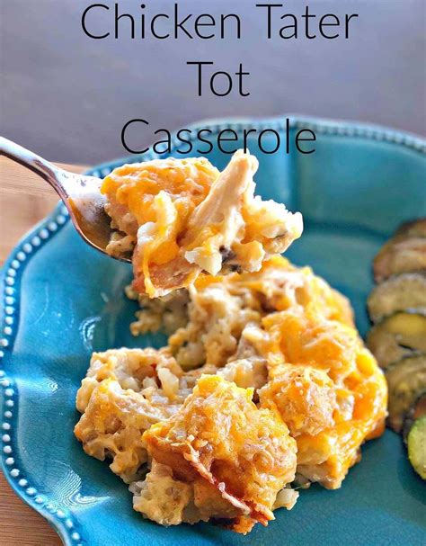 Easy Chicken Tater Tot Casserole - Lou Lou Girls