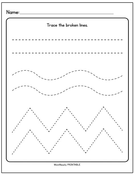 Preschool Line Tracing Worksheets | AlphabetWorksheetsFree.com