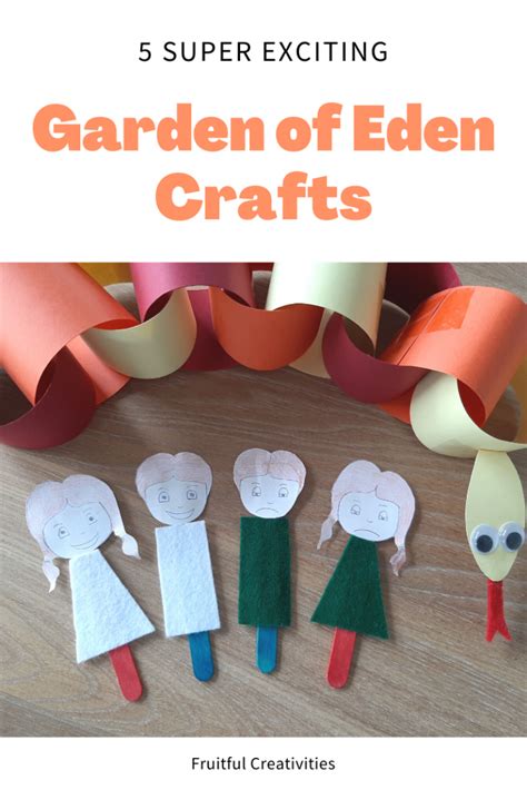 5 Exciting Garden of Eden Crafts Every Child Will Love - Fruitful Creativities | Crafts, Crafts ...