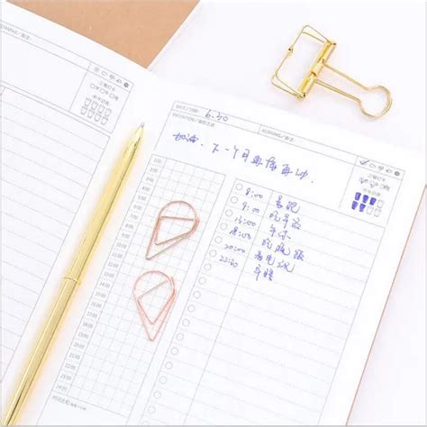 Aliexpress.com : Buy A5 Planner Notebook Office Supplies School Stationery Weekly Planner 64 ...