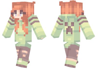 Minecraft Creeper Skin Girl