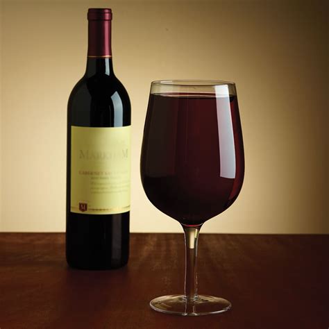 The Full Bottle Wine Glass - Hammacher Schlemmer