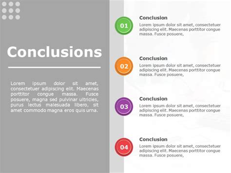 Conclusion slides are a must-have part of any PowerPoint Presentation, and they can leave an ...