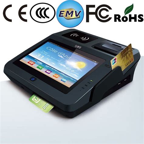 Dual Screen Android POS Swipe Card Reader with Printer/ Bluetooth ...