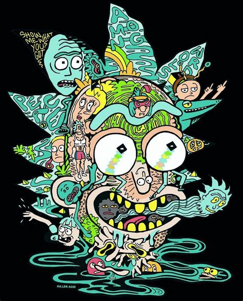 Rick and Morty Trippy Spaceship Wallpapers - Top Free Rick and Morty ...