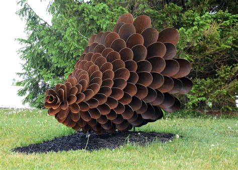 Floyd Elzinga - Colonization Device | Metal garden art, Figurative sculpture, Outdoor sculpture