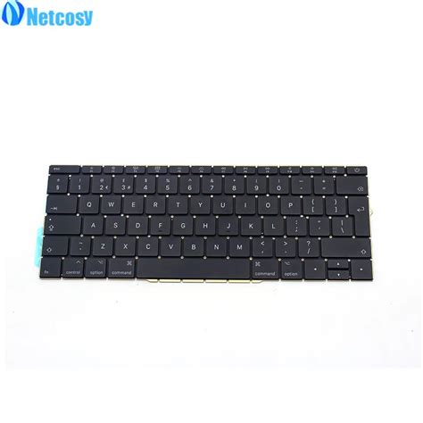 Netcosy For Macbook Pro Retina 13" A1708 New EU Replacement keyboard ...