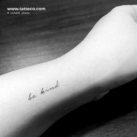 Be Kind Temporary Tattoo - Set of 3 – Tatteco