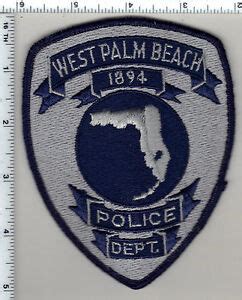 West Palm Beach Police (Florida) Uniform Take-Off Shoulder Patch from 1990 | eBay