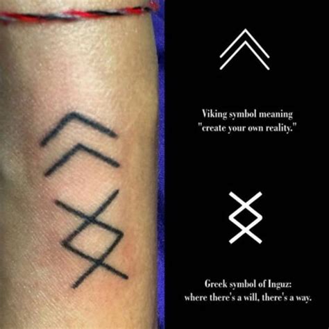 #viking #symbol I love these two symbols! They give me strength on my ...