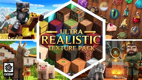 Ultra Realistic Texture Pack by Cyclone - Minecraft Marketplace (via bedrockexplorer.com)