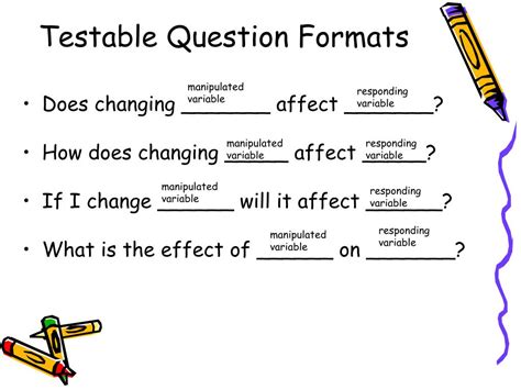 PPT - How to Write a Testable Question PowerPoint Presentation - ID:433260