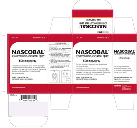 Nascobal - FDA prescribing information, side effects and uses