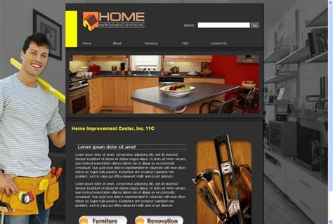 Home Improvement Website Sample on Behance - info on affording home improvements - grants-gov ...