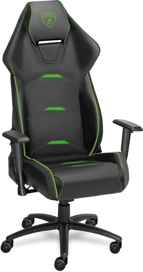 Automobili Lamborghini Gaming Chair Sedia Gaming Professionale, Ergonomica, Reclinabile, Nera e ...