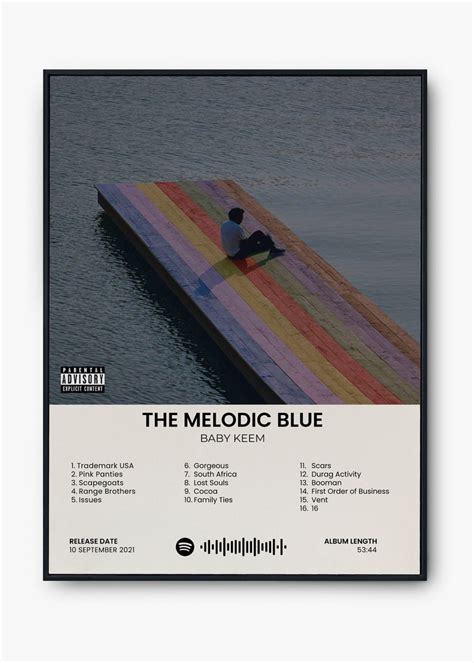 Baby Keem Album Cover the Melodic Blue Album Cover Poster - Etsy