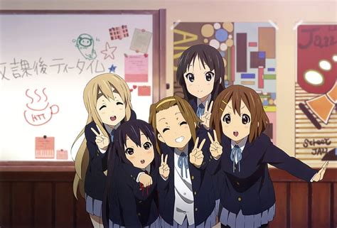 HD wallpaper: anime girls, K-ON!, Nakano Azusa, Kotobuki Tsumugi ...