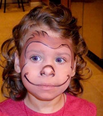 monkey face paint - Google Search … | facepaint | Monke…