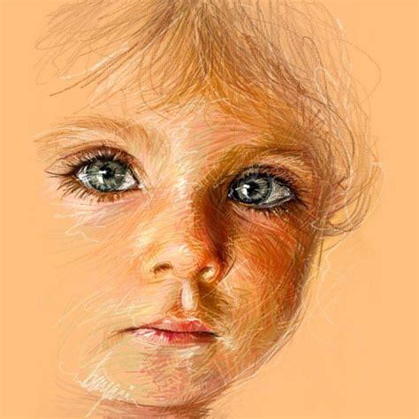 Bayani E de Leon Pastel Portraits, Baby Portraits, Watercolor Portraits, Watercolor Art, Soft ...