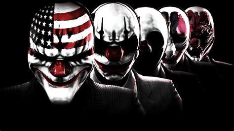 five Halloween masks video games Payday 2 #2K #wallpaper #hdwallpaper # ...