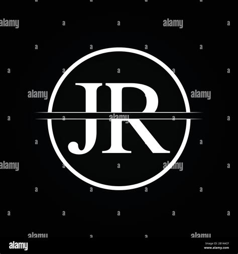 JR letter Type Logo Design vector Template. Abstract Letter JR logo ...