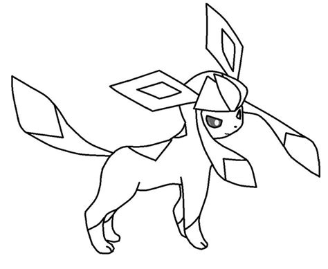 Printable Glaceon Coloring Pages | Pokemon sketch, Pokemon coloring ...