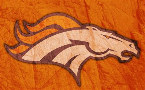 Download Denver Broncos Orange Horse Logo Wallpaper | Wallpapers.com