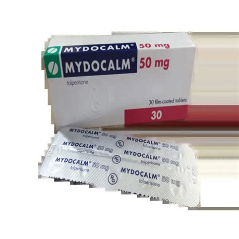 Mydocalm 50 tab | City Overseas Ltd. | Online Pharmacy | Ordering ...