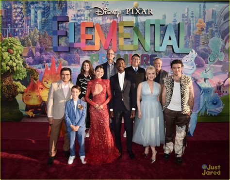 Leah Lewis & Mamoudou Athie Pose With Their Characters at 'Elemental' LA Premiere | Photo ...