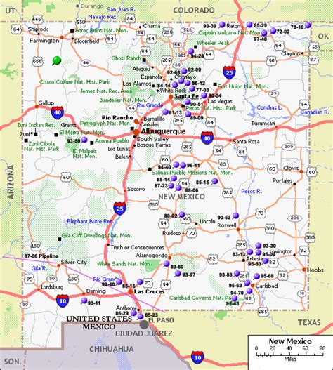 New Mexico Map