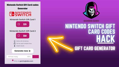 Get Free Gift Card With Nintendo Switch Gift Card codes 2023