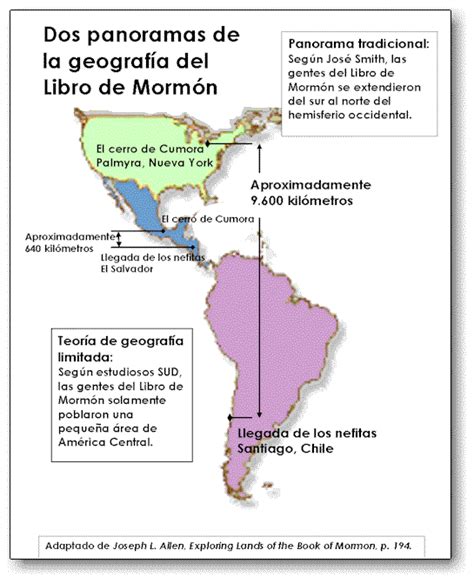 Dos panoramas de la geografia del Libro de Mormón | Mormones en transición