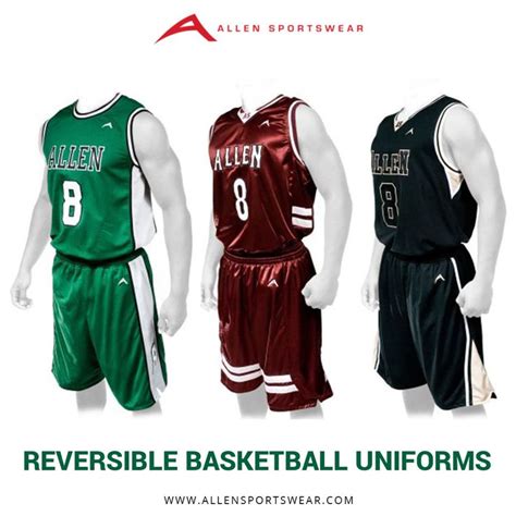 Allen Sportswear Adult and Youth Custom Reversible Basketball Uniforms