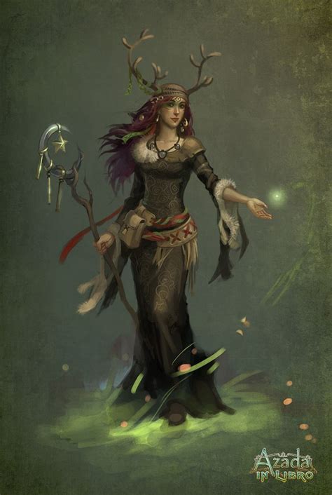 d&d druid - Bing images | Female druid, Dungeons and dragons characters, D&d druid