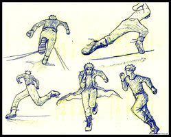 TheChickenLad's DeviantArt Favourites | Running pose, Anime poses ...