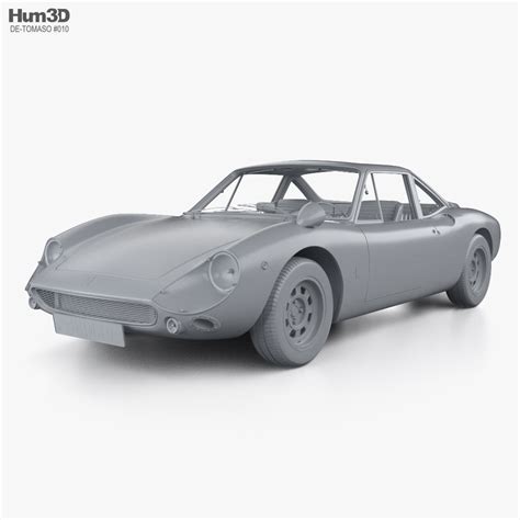 De Tomaso Vallelunga with HQ interior 1965 3D model - Vehicles on Hum3D