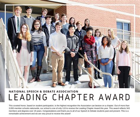 Debate Team Wins Leading Chapter Award – Panther Nation News