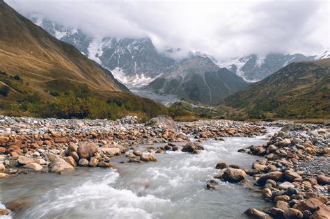 Aerial Photography of a Flowing River in a Valley · Free Stock Photo