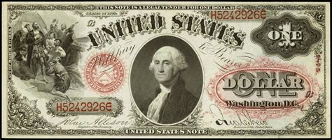 United States One-dollar Bill - George Washington Dollar Bill