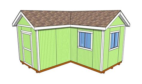 L-shaped shed | Outdoor Plans | Pinterest | Sheds, Doors and Shed doors