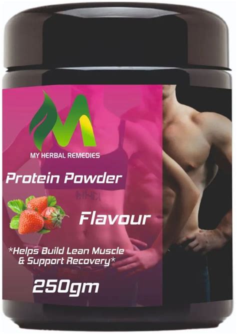 STRAWBERRY PROTEIN POWDER 250GM, MY HERBALS, Non prescription at Rs 80 ...