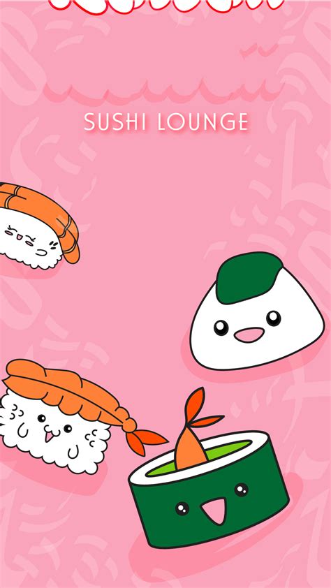 Kawaii Sushi Lounge - Illustration :: Behance