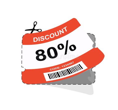 Cut out coupon stock vector. Illustration of closeout - 268229108